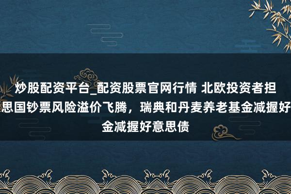 炒股配资平台_配资股票官网行情 北欧投资者担忧好意思国钞票风险溢价飞腾，瑞典和丹麦养老基金减握好意思债